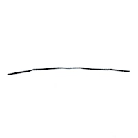 a black cord on a white background