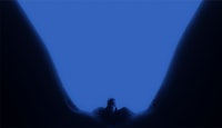 an image of a woman's genitals with a blue background